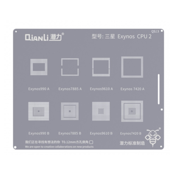 Qianli Stencil QS23 Samsung Exynos CPU 2